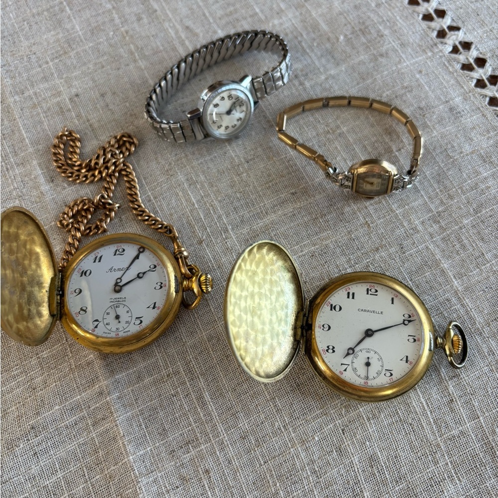 Gold and Silver Vintage Watches